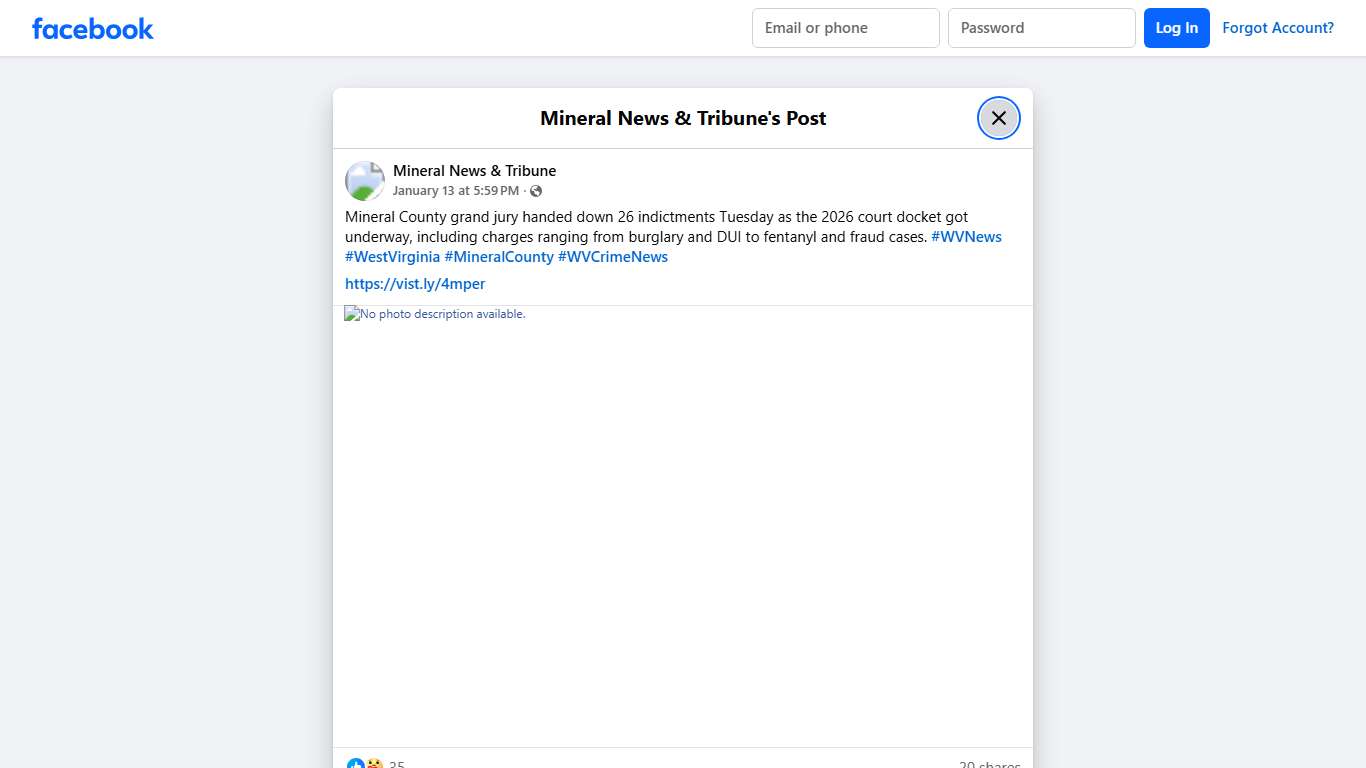 Mineral County grand jury handed... - Mineral News & Tribune | Facebook
